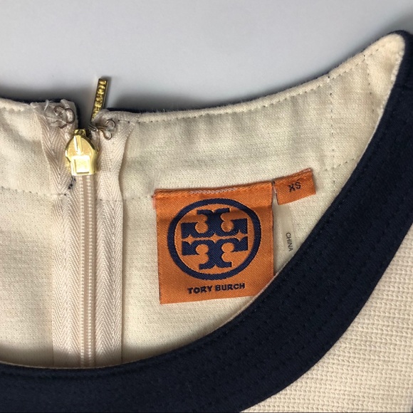 Tory Burch | Addis Sleeveless Trim Knit Dress - Picture 3 of 8